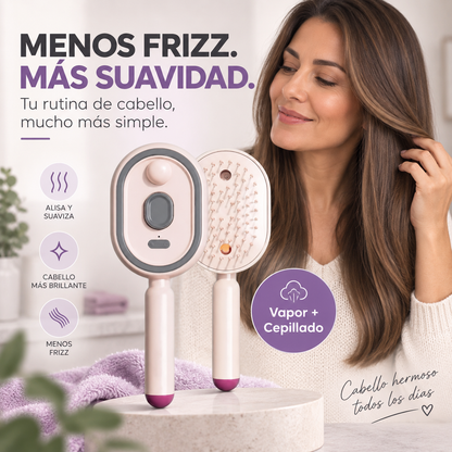 Cepillo a Vapor Anti-Frizz